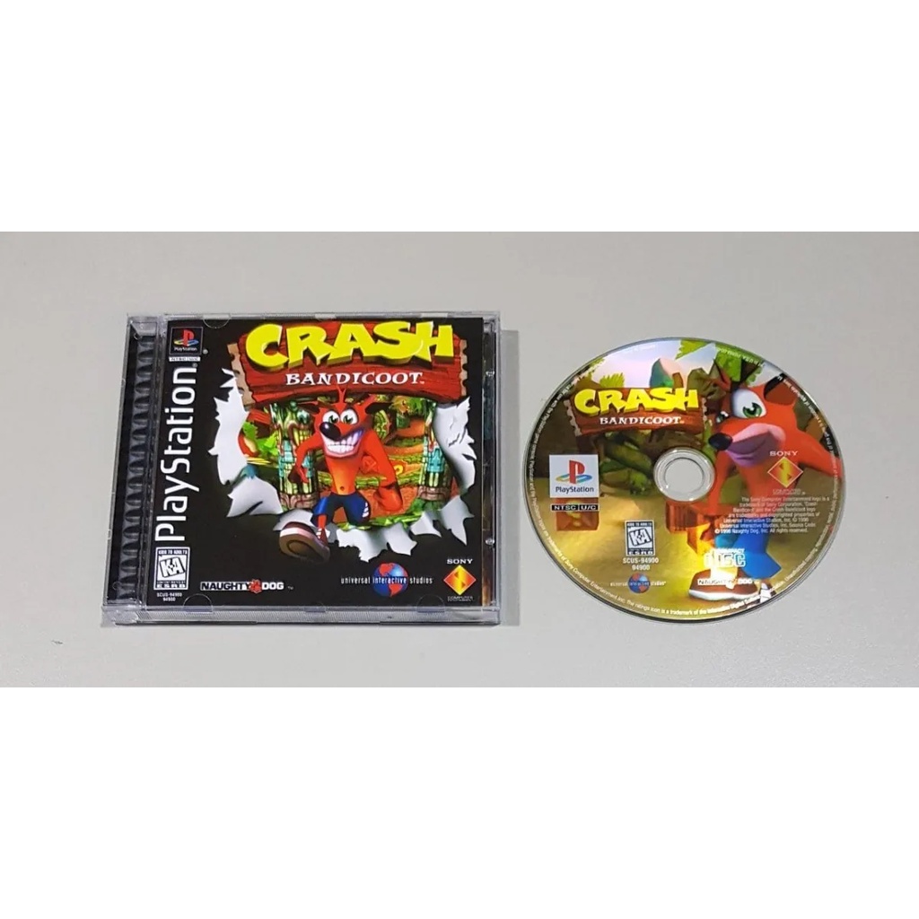 PS1 - Crash Bandicoot 1 - Leia a descrição