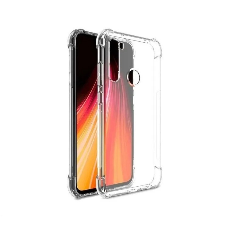 Capa Celular Transparente Xiaomi Redmi Note 8 + Pel Vidro 9d
