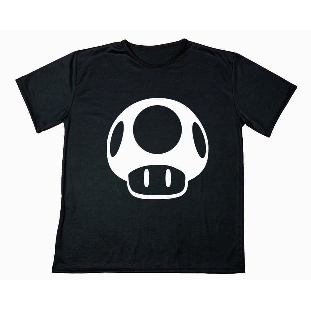 Camisa Personalizada Cogumelo Super Nintendo Mario Nostalgia Camiseta Estampada Baby Look Adulto Infantil Blusa Ótimo Acabamento E Durabilidade Anti-pilling 100% Poliéster PROMOÇÃO