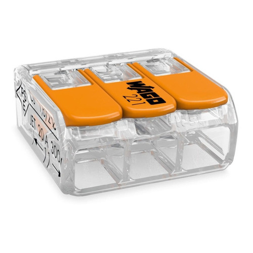 Conector Wago 221-413 10 Peças