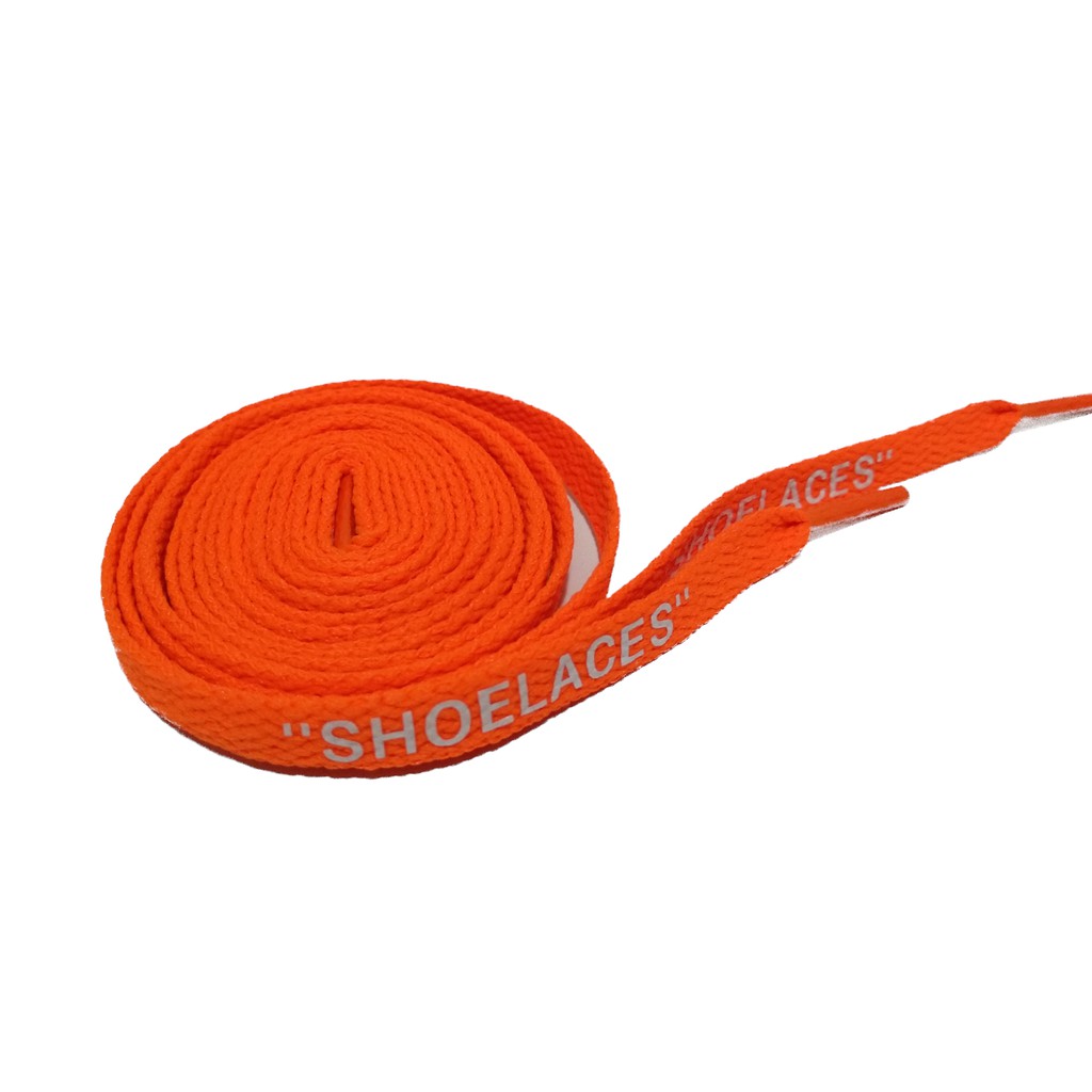 cadarço laranja nike