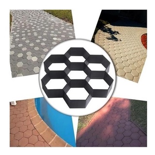 Forma *Colmeia* para moldar piso de concreto - Para Jardins e Calçadas - Novidade Easy Piso