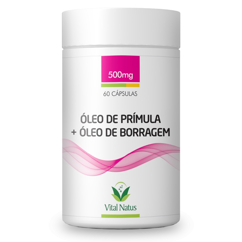 Oleo de Primula+Oleo de Borragem(500mg) 60 caps- Vital Natus