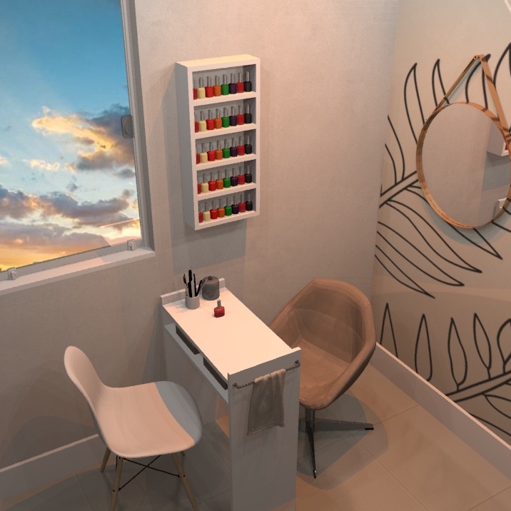 Nicho organizador para esmaltes salão de beleza