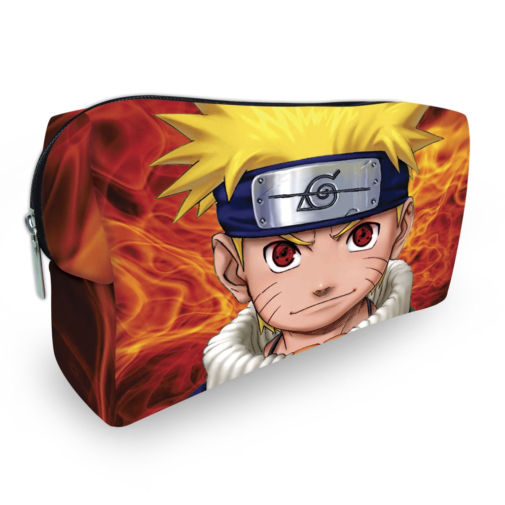 Estojo Escolar Necessaire Plus Em Neopreme Naruto Bandana Shopee Brasil