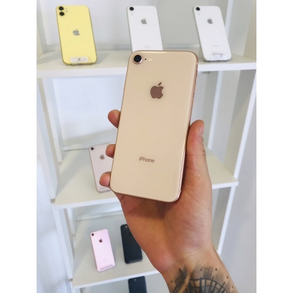 Celular iPhone 8 64 GB rose gold novo vitrine