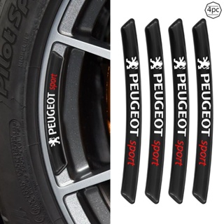 4pcs adesivos de cubo de roda de carro para Peugeot, adesivos de roda decalques Carros de corrida para 206 207 307 308 3008 208 508 407 2008 Acessórios em Oferta na Shopee