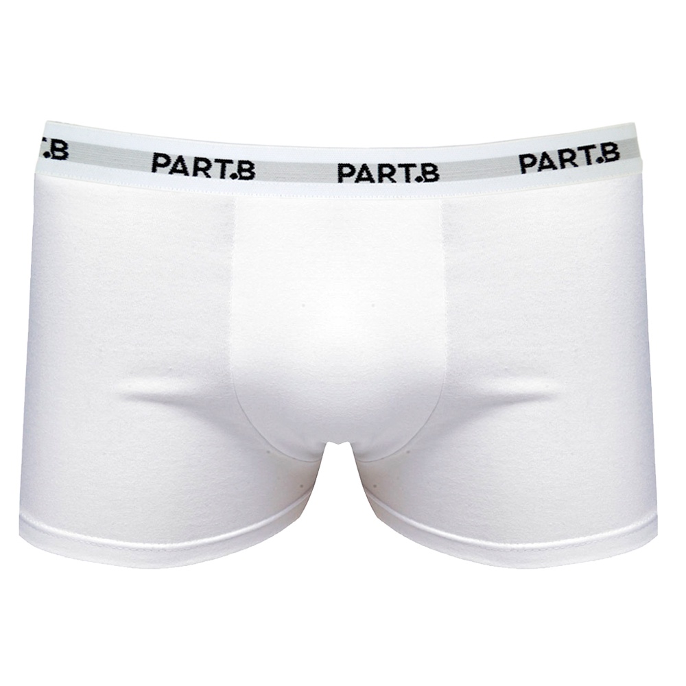 Cueca Boxer Cotton Part.B Soft Branco | Shopee Brasil