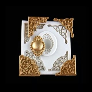 Molde de silicone - cantoneiras em Oferta na Shopee