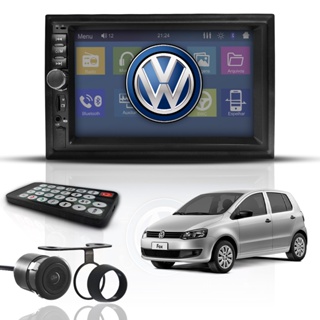 Kit Central Multimídia Mp5 2 Din Bt Espelha Dvd Câm Fox G7 em Oferta na Shopee
