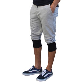 Bermuda Jogging Jogger Moletom Masculina - Kit Com 02 Peças