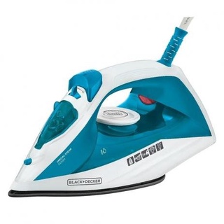 Ferro à Vapor + Spray Frontal Black&Decker FX2100 Branco e Azul 220V