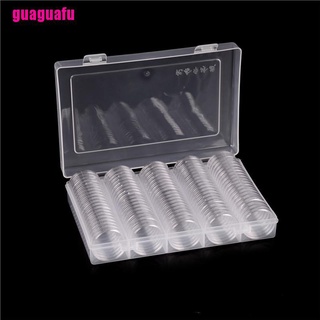 Gua 100 Peças Bolsa De Moeda Redonda De 27mm Com Cápsulas De Moeda