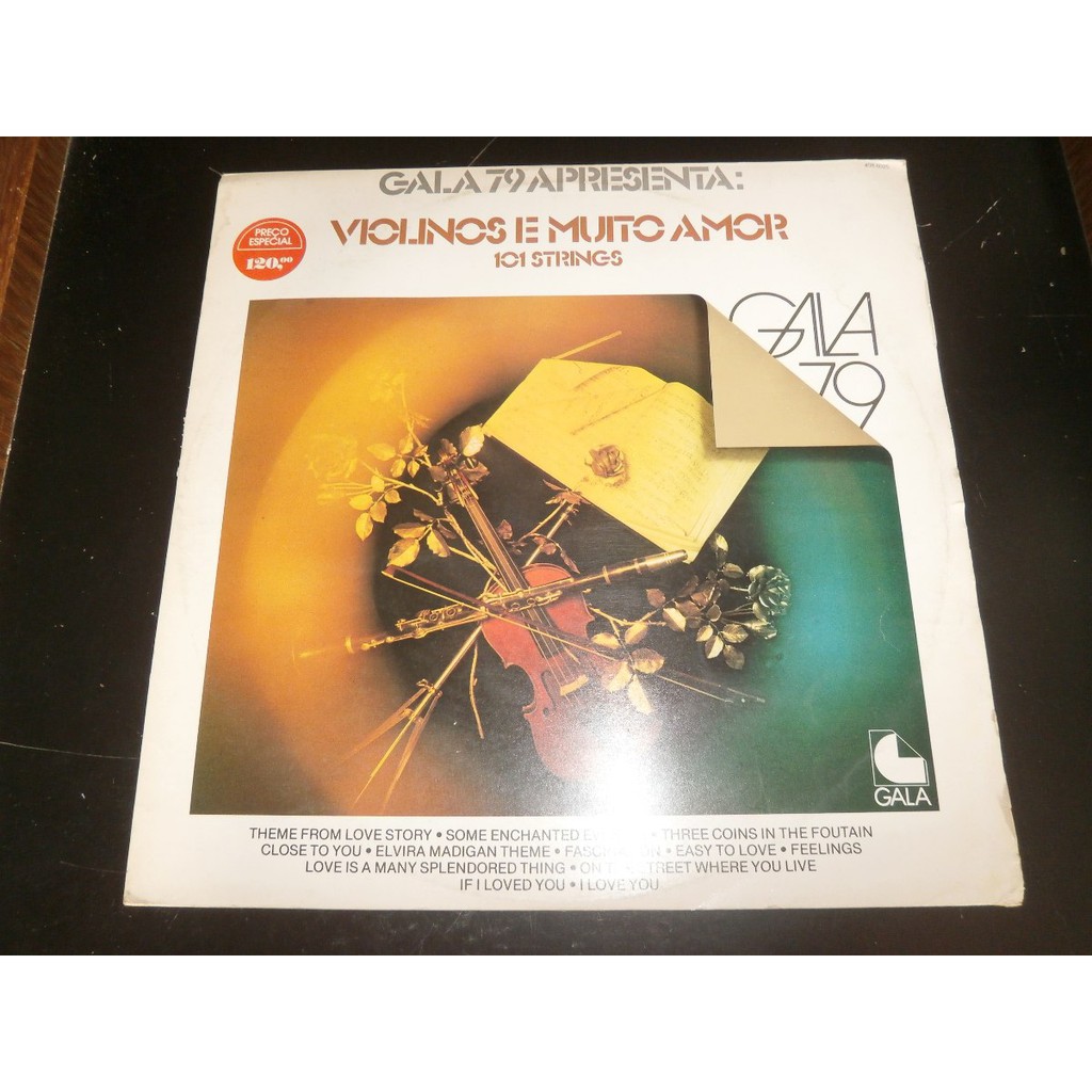 Lp Violinos E Muito Amor - 101 Strings - Gala 79, Vinil 1979