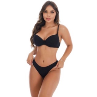 Conjunto Básico dia dia com bojo liso super confortável
