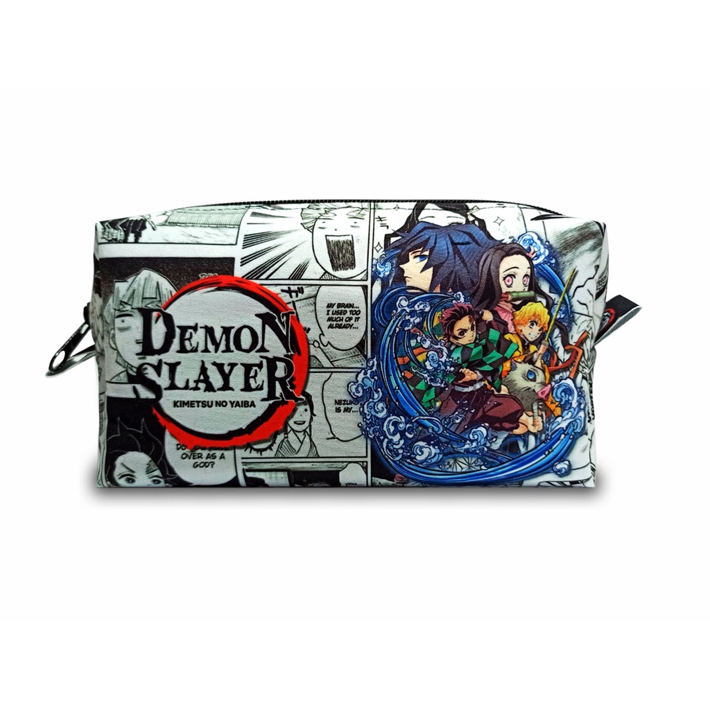 Estojo Demon Slayer - Kimetsu No Yaiba  - Uma Divisória  - Semi Impermeavél em Oferta na Shopee