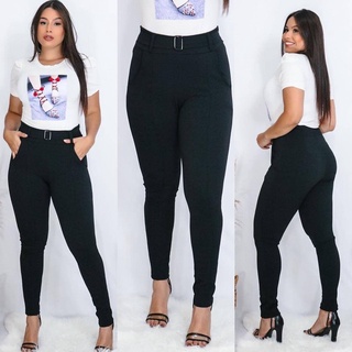 Calça Skinny Feminina Cintura Alta Muito Elegante