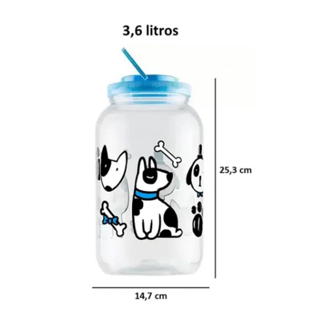 Porta Ração ou para petisco cachorro e gatos-pet ref 22