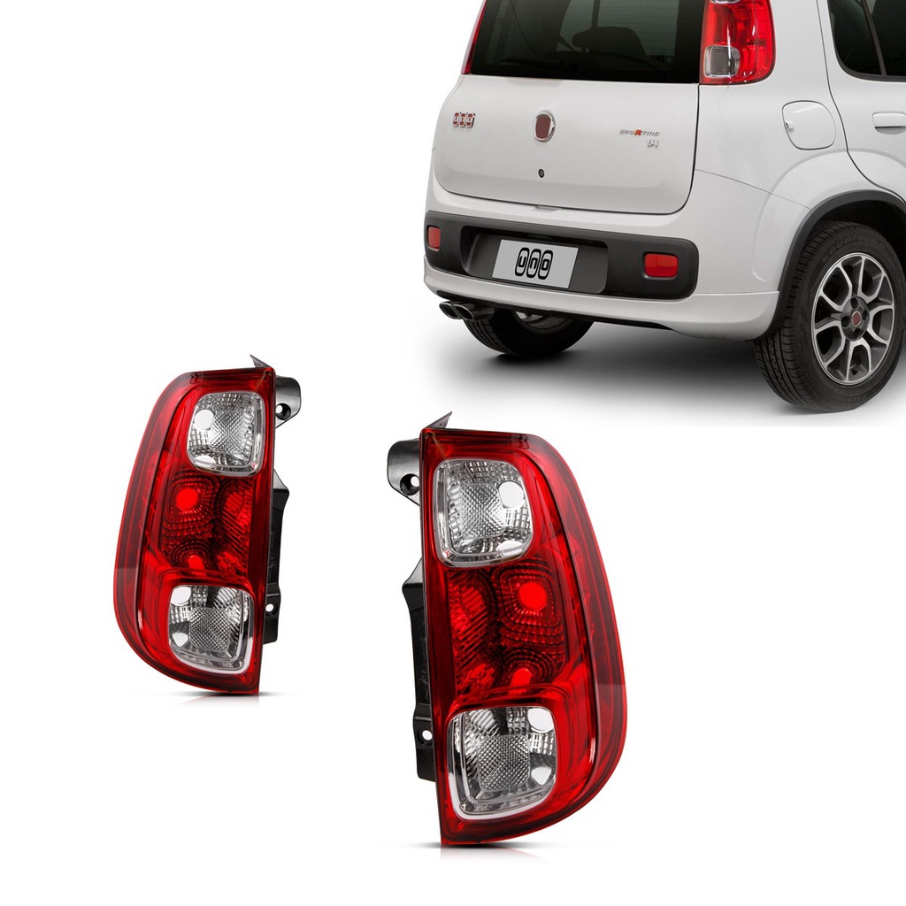 Lanterna Uno 2010 2011 2012 2013 2014 Bicolor em Oferta na Shopee