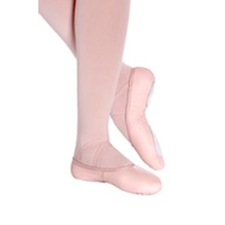 Sapatilha De Ballet Meia-ponta Em Couro/corino, Sola Dividida Capézio/só Dança Ou Pliê