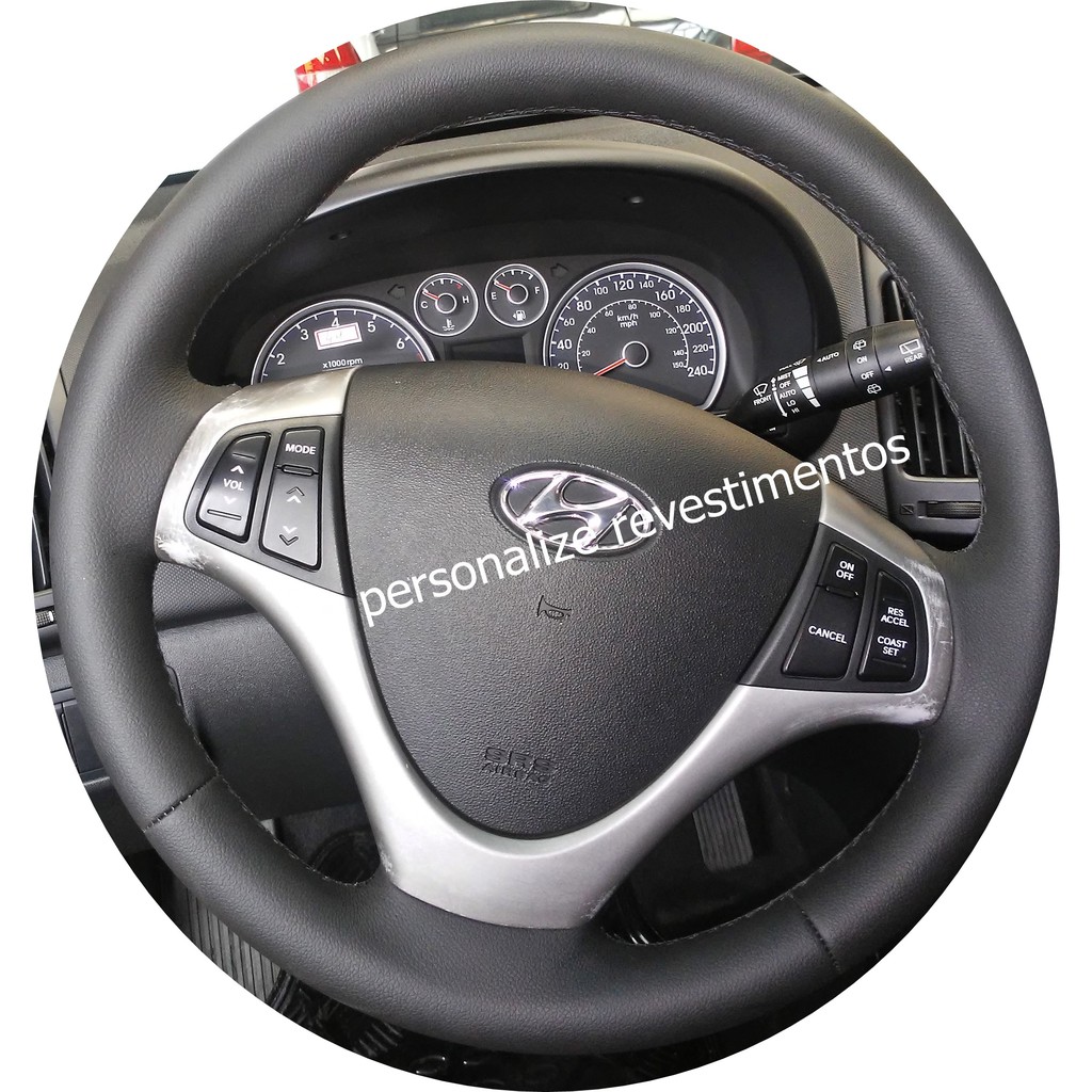 capa de volante costurada do I30 em Oferta na Shopee