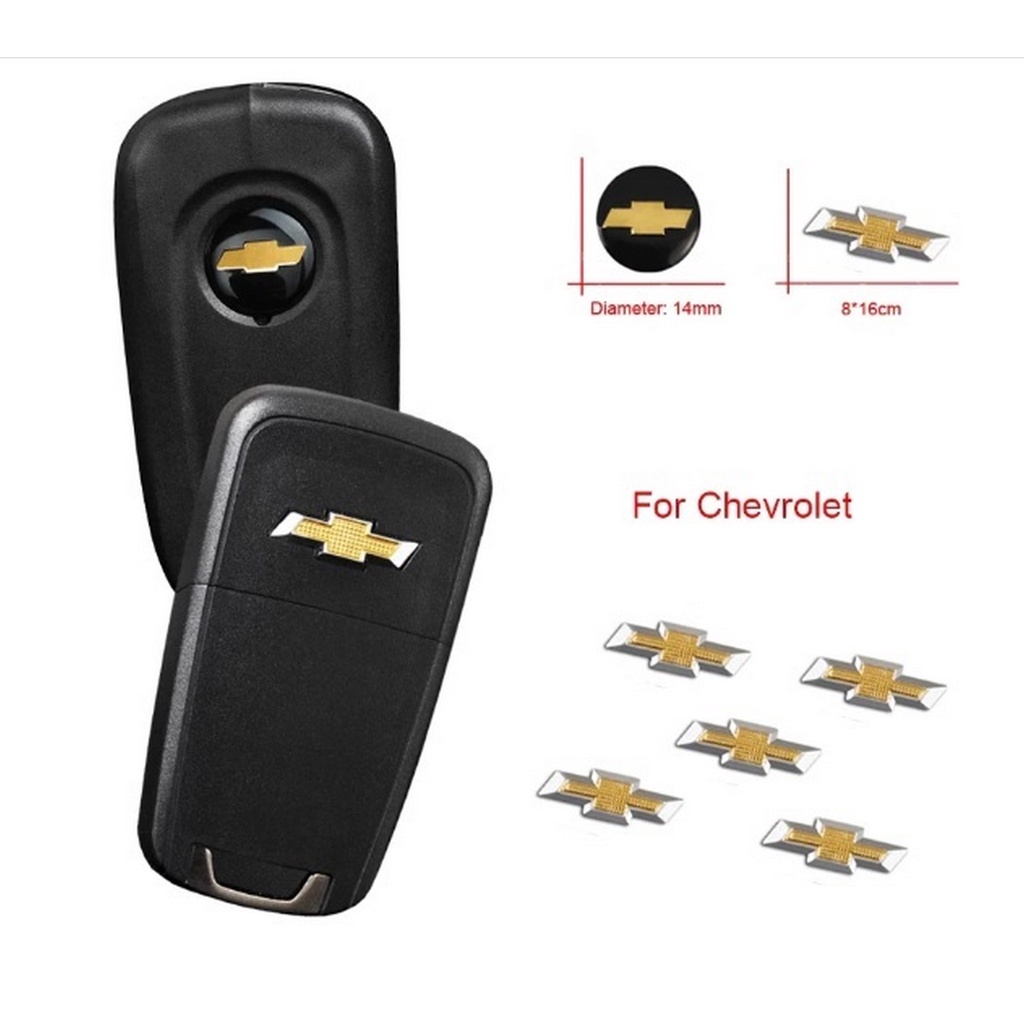Chevrolet Emblema adesivo para Chave Cobalt, Camaro, Cruze ss Captiva Impala Sonic Consolo z71