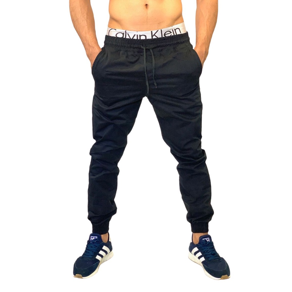 Calça jogger Masculina  preta bege bordo azul marinho caqui caramelo musgo branca sarja Jeans dela v rasgada delav lisa Elastico Premium Com Punho Promoção varias cores com frete gratis