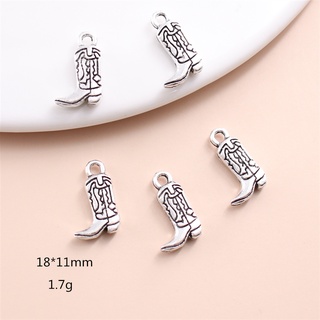 10 Pçs/set Encantos Do Salto Alto Vintage Fit Para Colar De Pingente De Mulheres DIY Fazer Jóias Pulseiras Acessórios