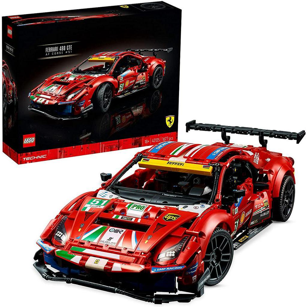 Lego Technic 42125 Ferrari 488 Gte af Corse #51 | Shopee Brasil