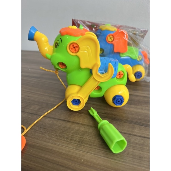 Brinquedo Elefante Com Rodinha E Kit Ferramenta Shopee Brasil