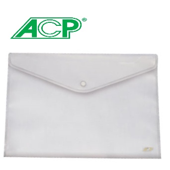 Pasta A4 C/ Botão De Pressão Cristal ACP Pacote C/10 Unidade em Oferta na Shopee