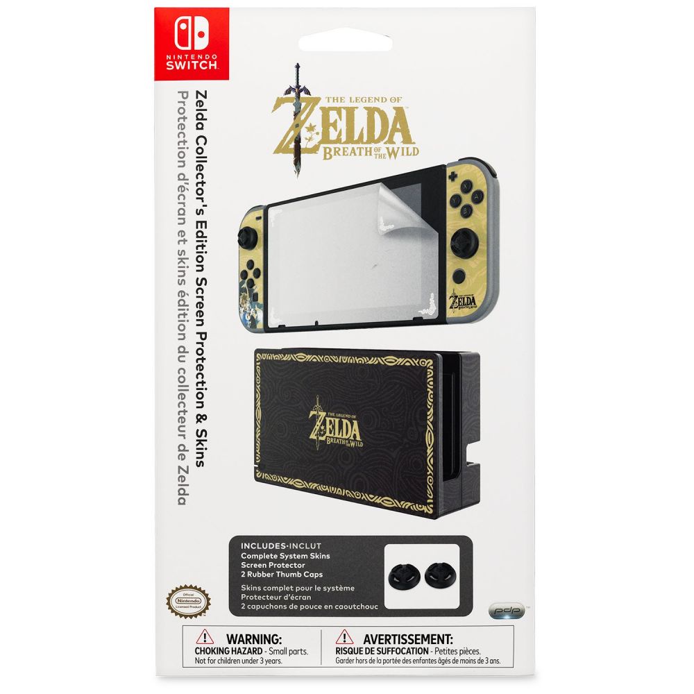 Película para Nintendo Switch The Legend of Zelda: Breath of the Wild + Skin Pack