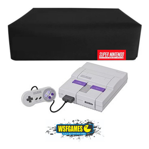 Capa Super Nintendo Snes Antipoeira Protetora Console Case