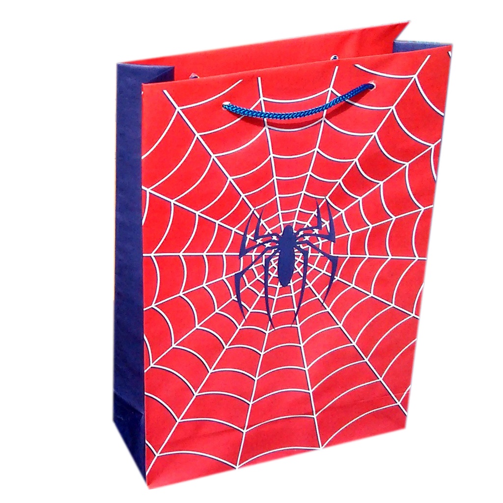 10-50 Sacolas De Papel Homem Aranha 25x17x6cm Bolsa Festa Lembrancinha Surpresa em Oferta na Shopee