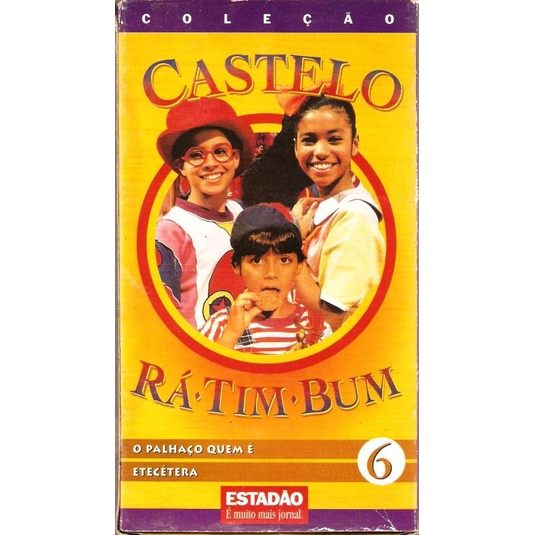 016 Fvc- Fita de VHS Original- Filme- O Palhaço Quem É Etecetera- Coleção Castelo Rá Tim Bum- Infantil