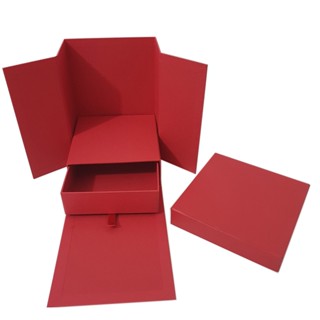 Caixa Cenario 15x15x20 Para bolo ou Presente  com Gaveta Cartonada em Papelão Rígido em Oferta na Shopee