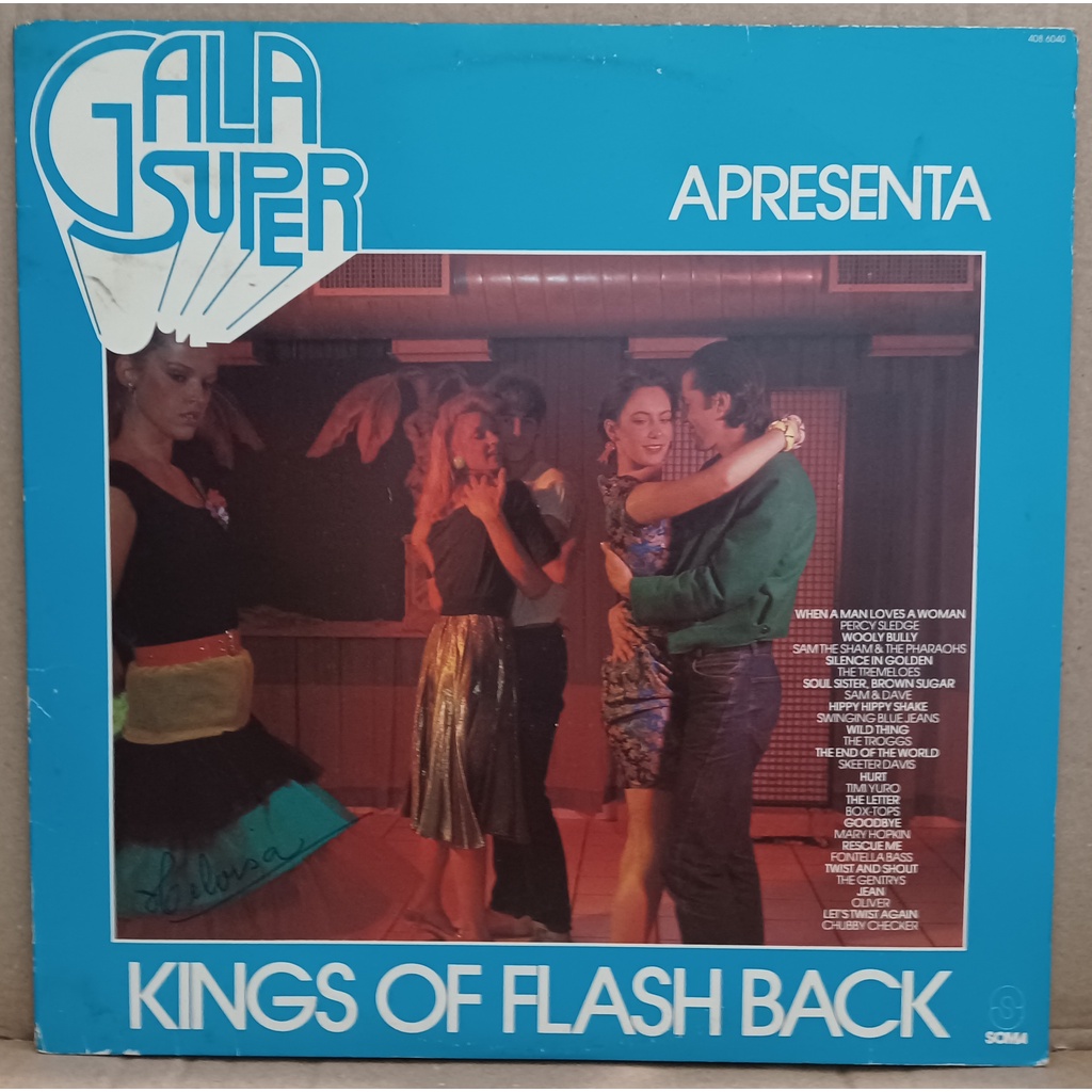 LP Disco De Vinil Gala Super Apresenta Kings Of Flash Back - LP Excelente Capa Muito Boa Ler Descr.