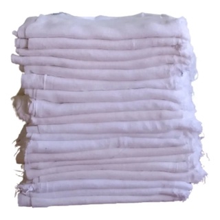 Kit 10 Pano De Chão Grande Branco 41 x 63 limpeza Em Geral