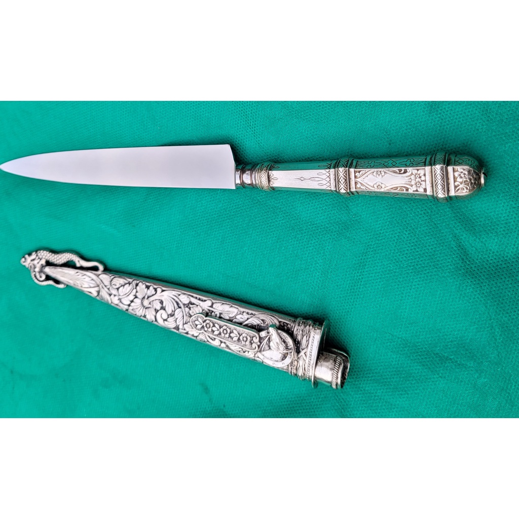 Antiga Faca Gaucha Média Toda Decorada Ótimo Estado | Shopee Brasil