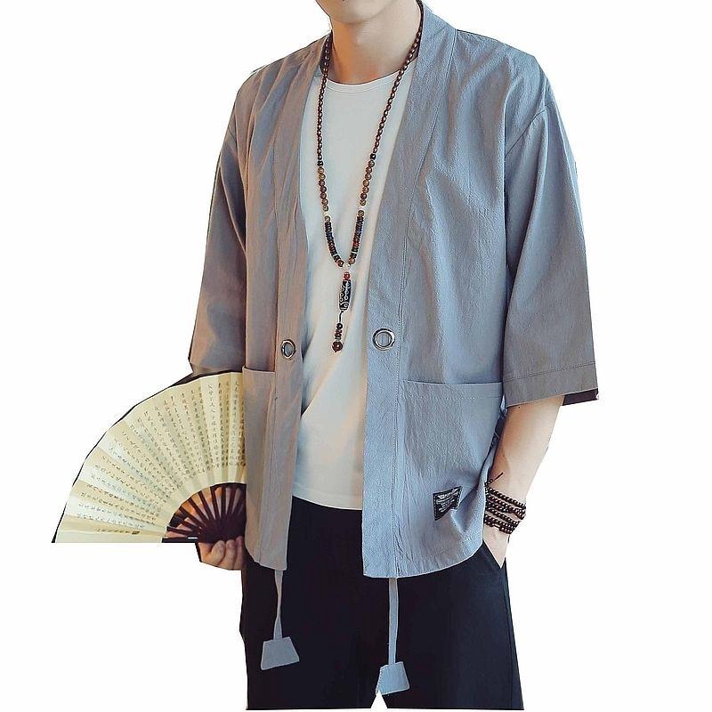 jaqueta kimono masculino