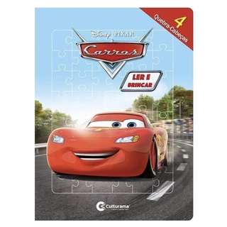 Livro Ilustrado Culturama Ler E Brincar Carros Disney Pixar
