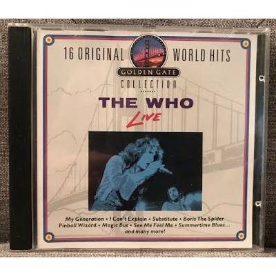 CD Raro The Who Live 16 Original Hits Golden Gate Collection