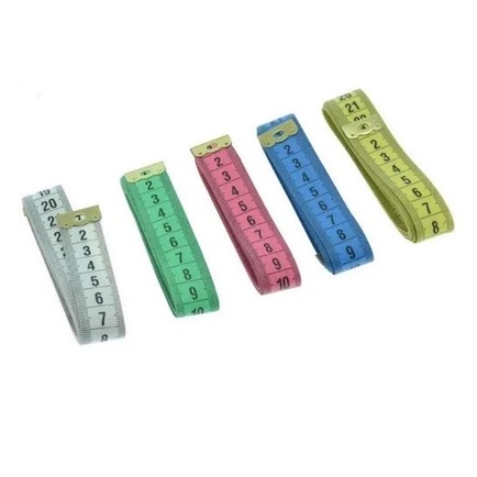 1 Fita Métrica Costura Colorida Corporal Medidas (cores sortidas)