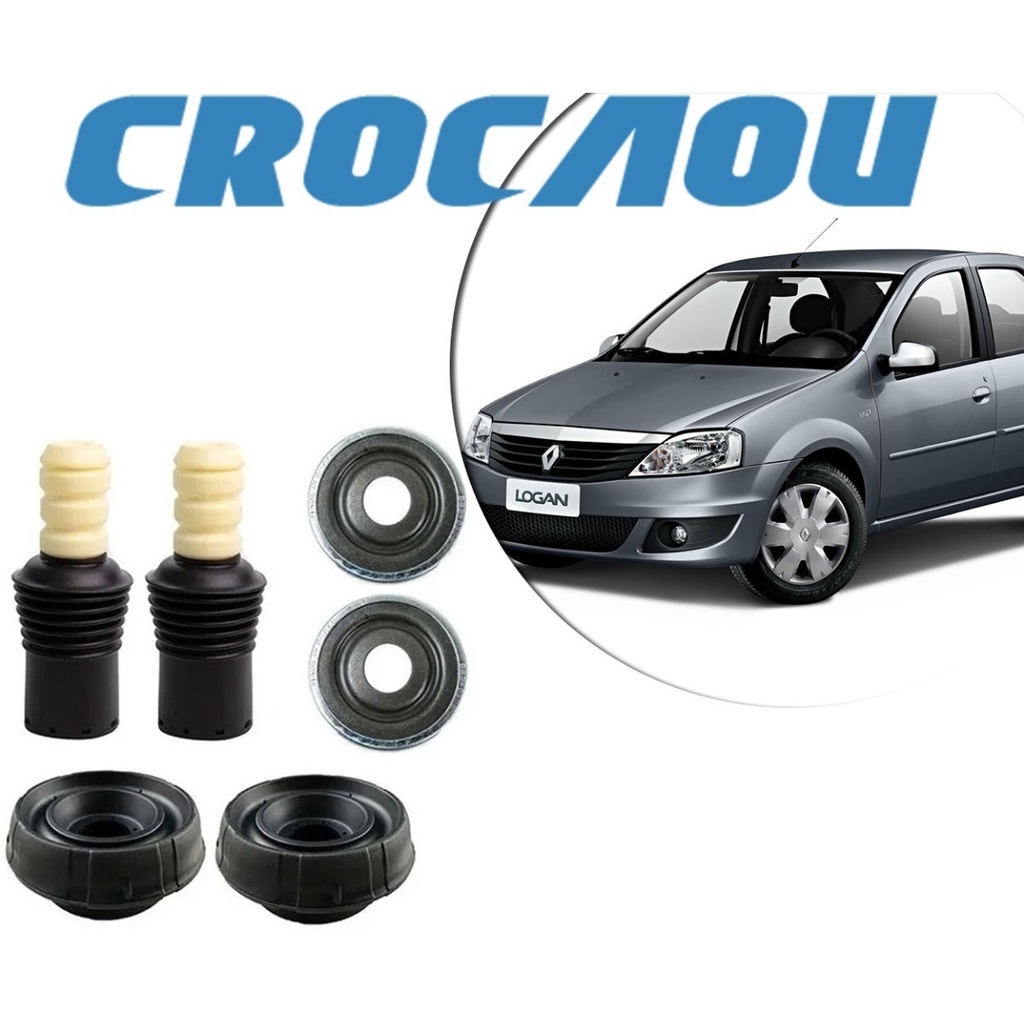 Kit Coxim Batente Amortecedor Dianteiro Renault Logan