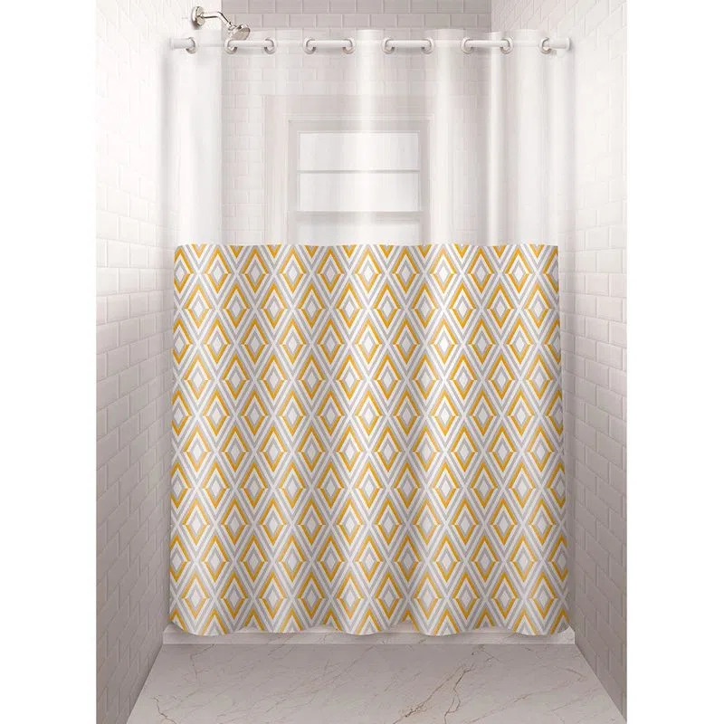 cortina banheiro box Pvc vinil visor transparente ilhós para banheiro