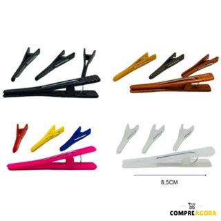 36 Bico De Pato Plástico Presilha Prender Cabelo Salão 020 em Oferta na Shopee