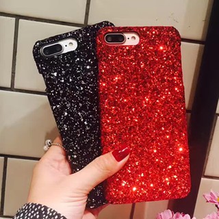 Capinha Para Telefone Iphone 5 5s Se 6 6s 7 8 Plus X / Xr / Xs / Capa R Gida Cintilante