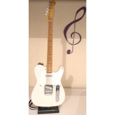 Instrumento Musical em Miniatura de Guitarra Tele 25cm