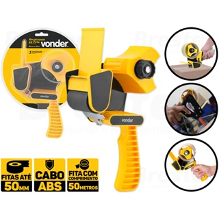 Aplicador Suporte Fita Adesiva Larga 50mm Pacote Vonder 1199020000 em Oferta na Shopee