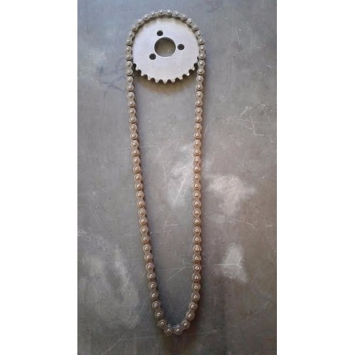 Coroa Corrente Comando + Corrente Traxx Shineray Web 100